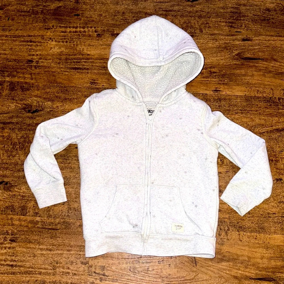 OshKosh B'gosh Other - Cozy grey star ⭐️ zip fleece lining size 6/6x